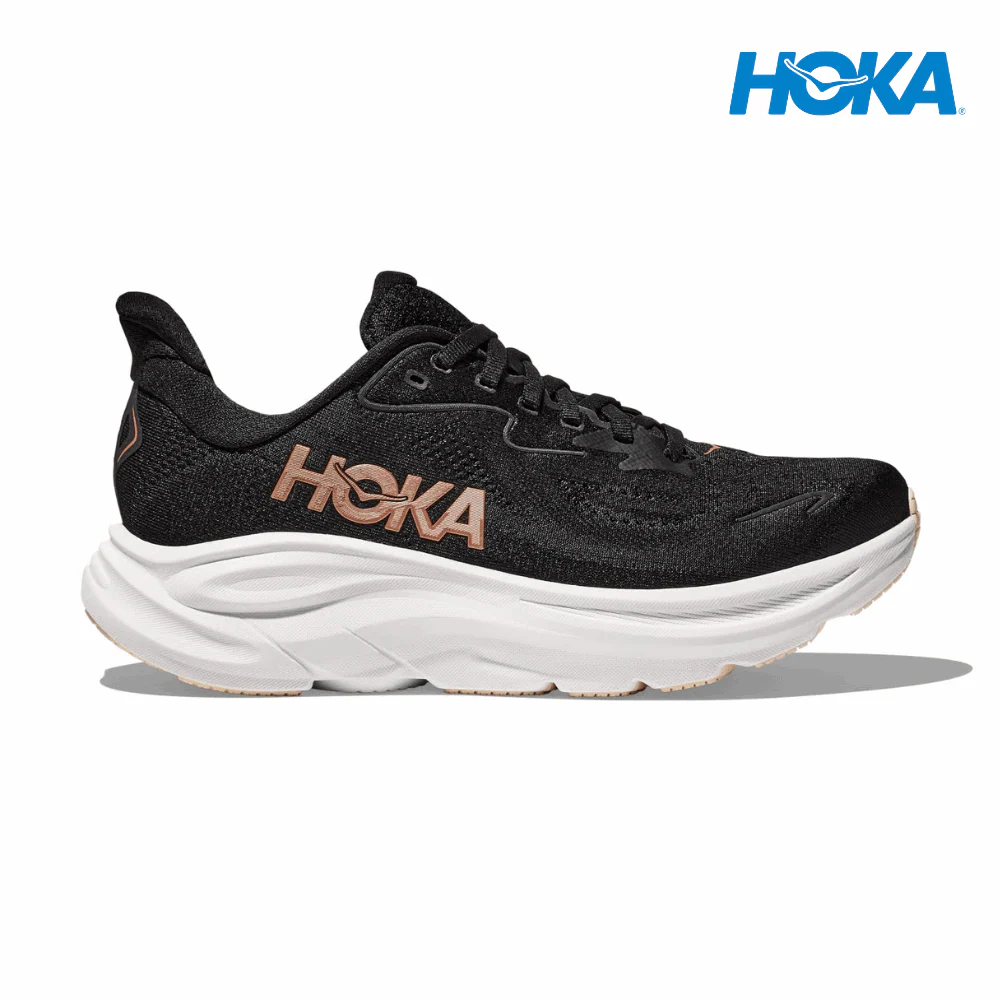 HOKA Women Arahi 8 Wide - Black / Rose Gold