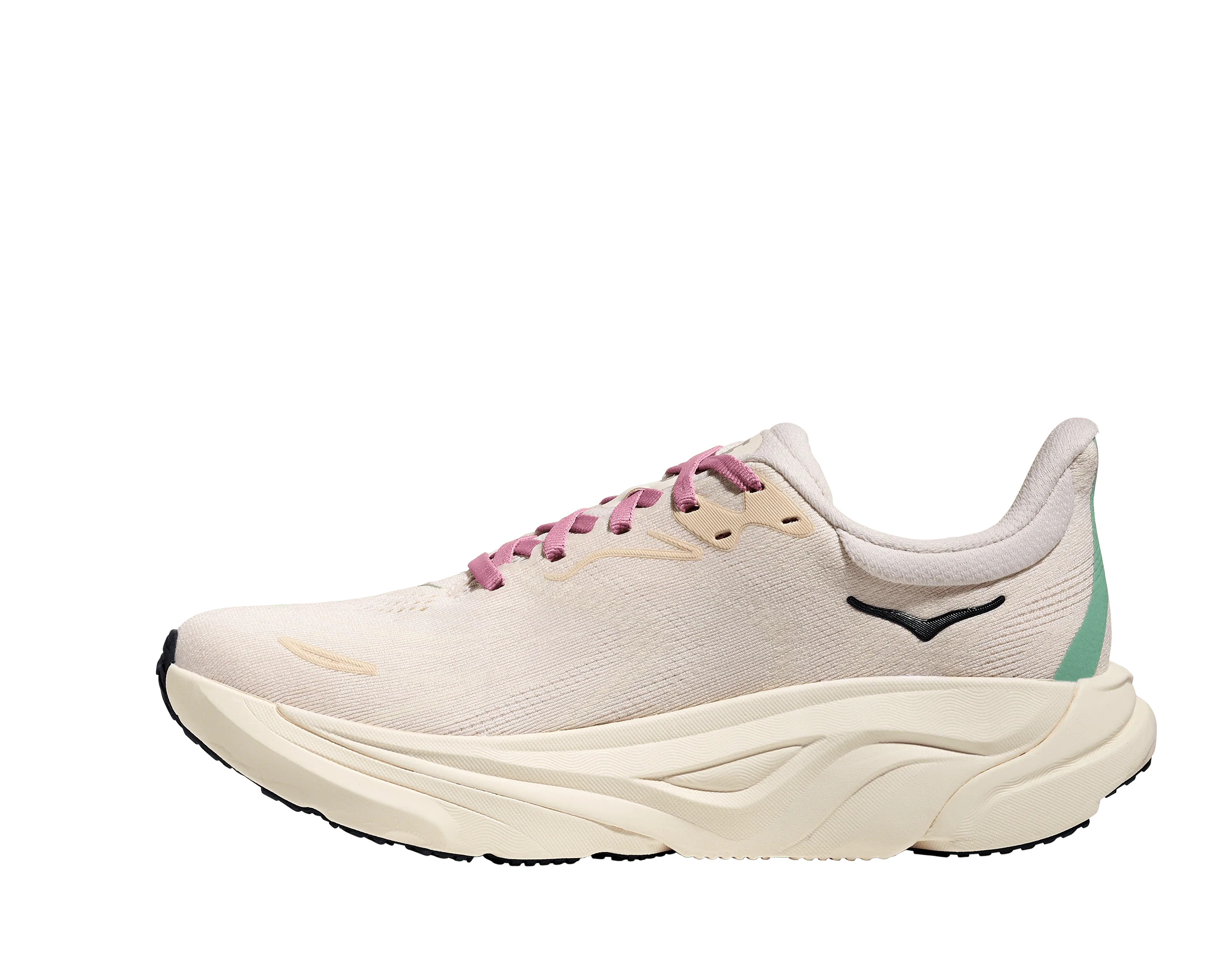 HOKA Women Arahi 8 Wide - Rose Cream / Alabaster - Image 7