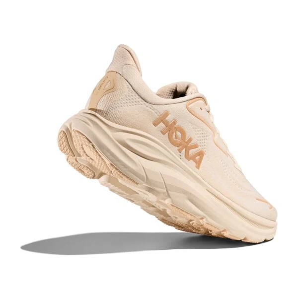 HOKA Women Clifton 10 Wide - Vanilla / Birch - Image 3