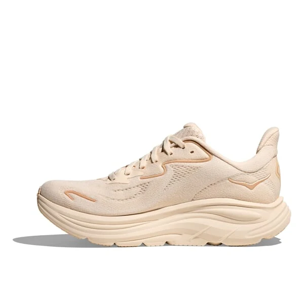 HOKA Women Clifton 10 Wide - Vanilla / Birch - Image 6