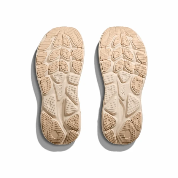 HOKA Women Clifton 10 Wide - Vanilla / Birch - Image 9