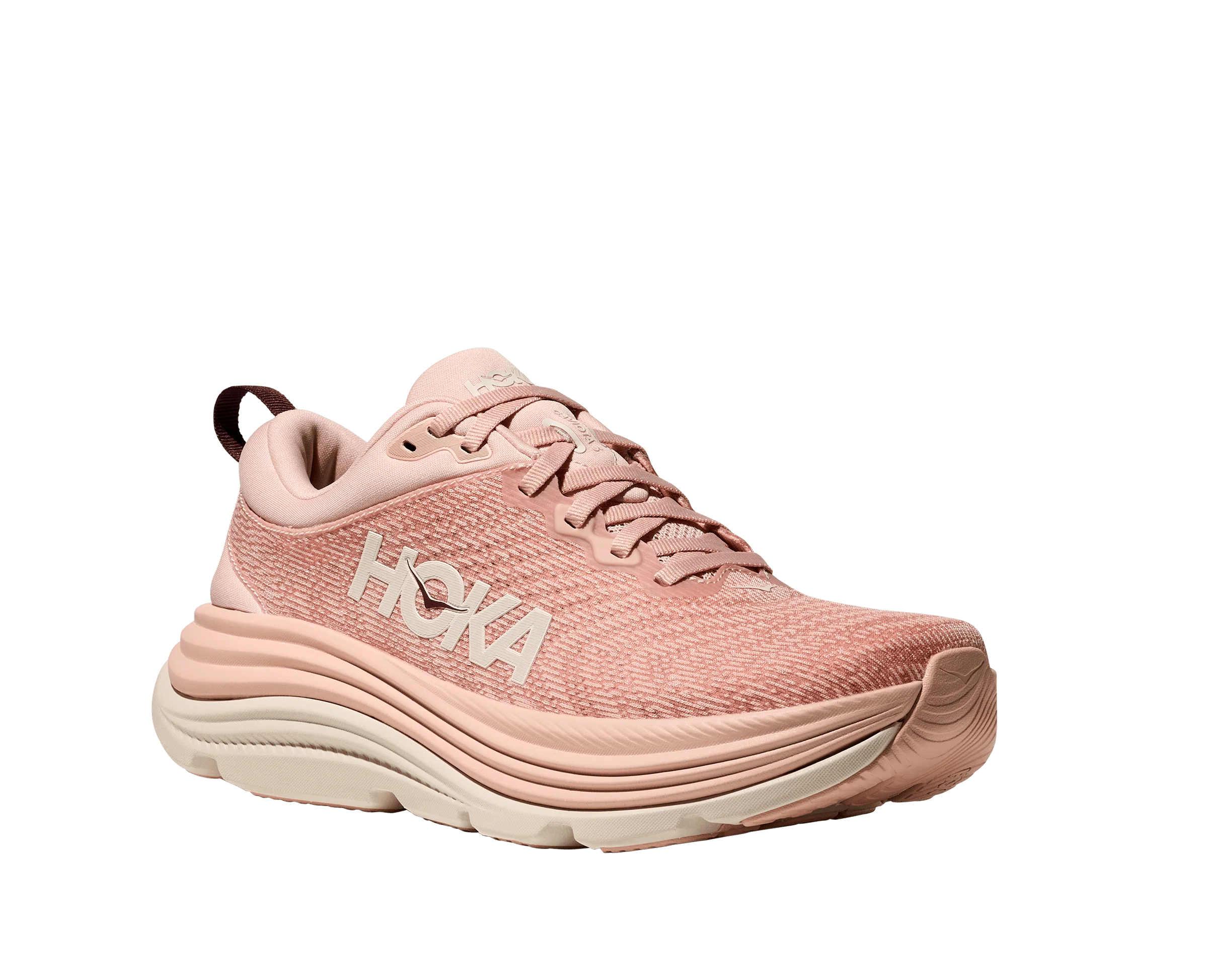 HOKA Women Gaviota 5 - Rose Latte / Rose Cream - Image 3