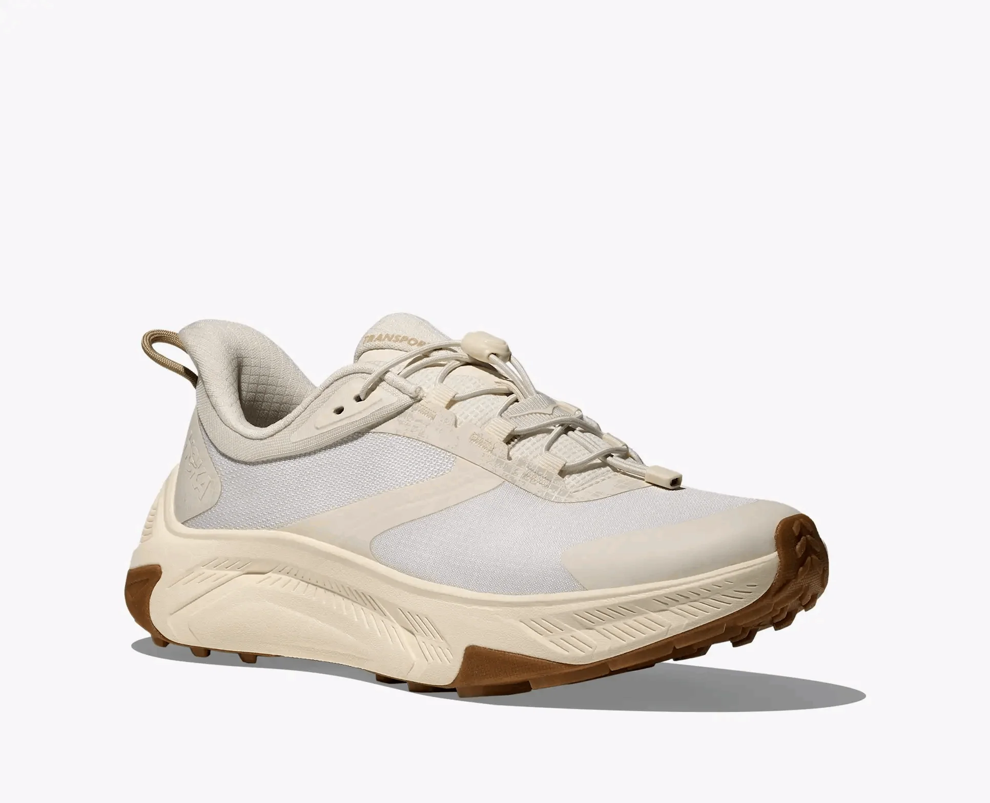 HOKA Women Transport 2 Wide - Alabaster / Alabaster - Image 2