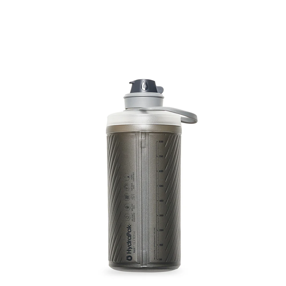 HydraPak Flux 1.0L - Mammoth Grey - Image 2