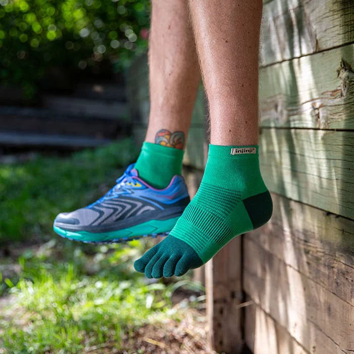 Injinji Run Lightweight Mini-Crew Coolmax - Fern - Image 2