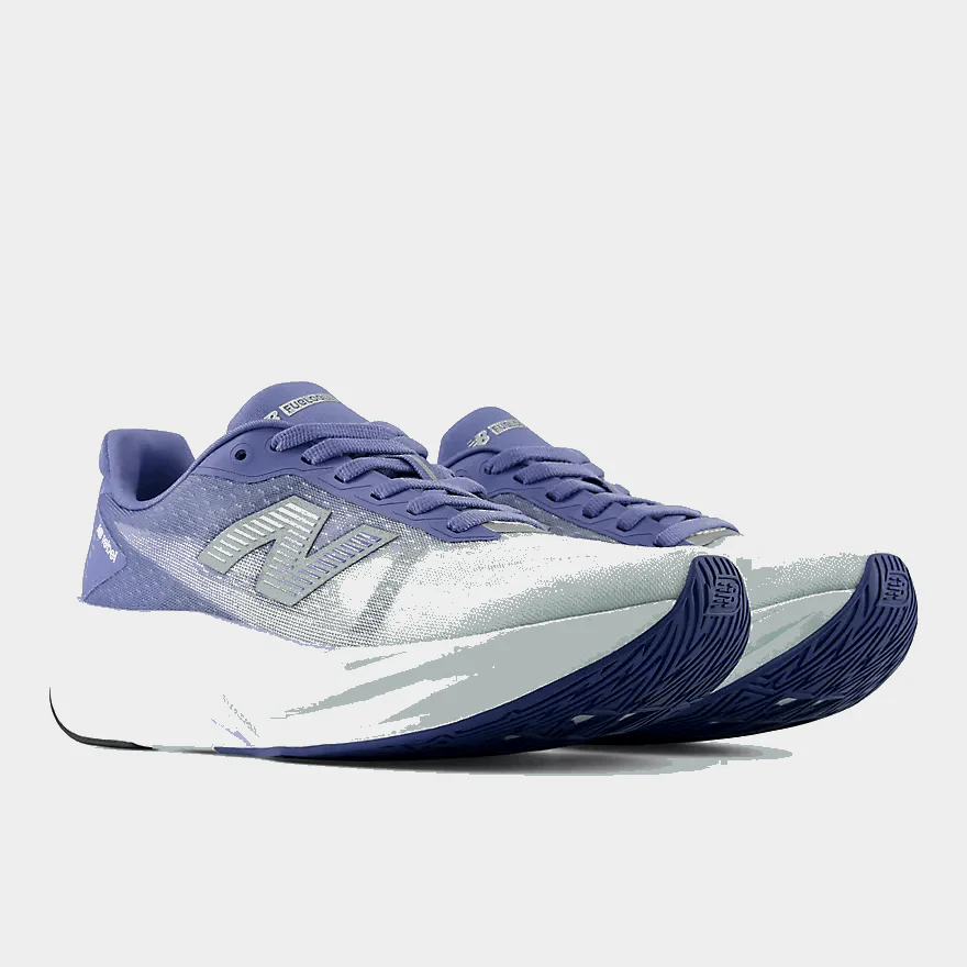 New Balance Women FuelCell Rebel v5 - Fairweather Blue / Glint Blue - Image 2