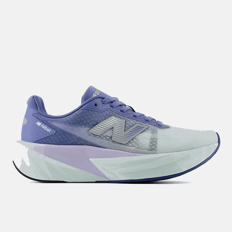 New Balance Women FuelCell Rebel v5 - Fairweather Blue / Glint Blue - Image 7