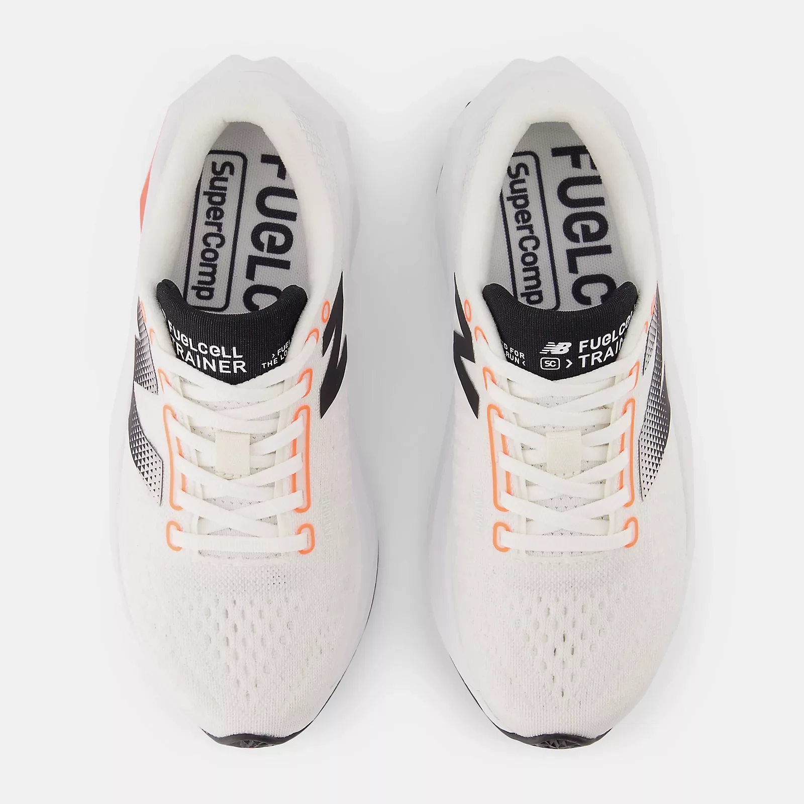 New Balance Women FuelCell SuperComp Trainer V3 - Sea Salt / Urgent Red - Image 3