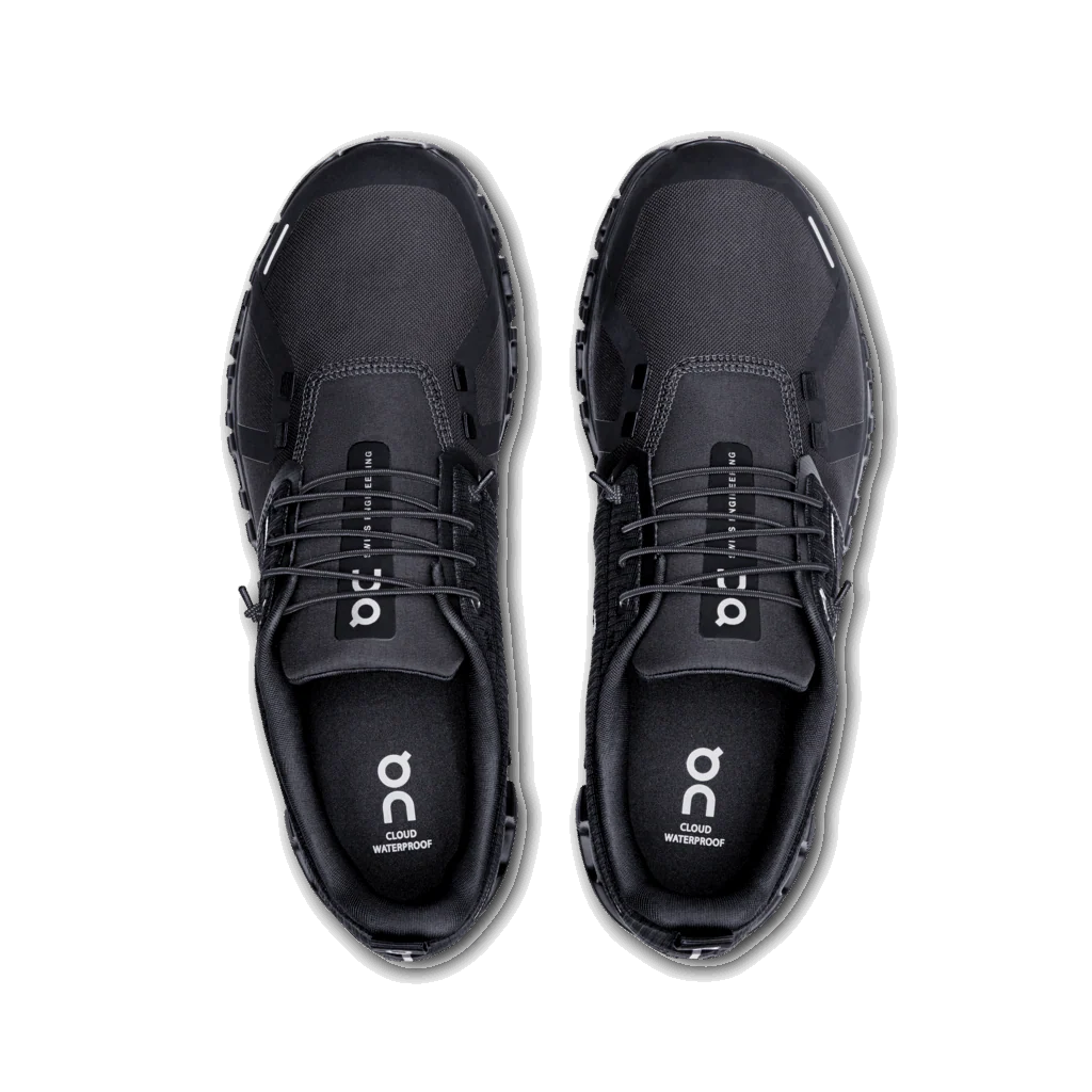 On Men Cloud 6 Waterproof - Black / Black - Image 3