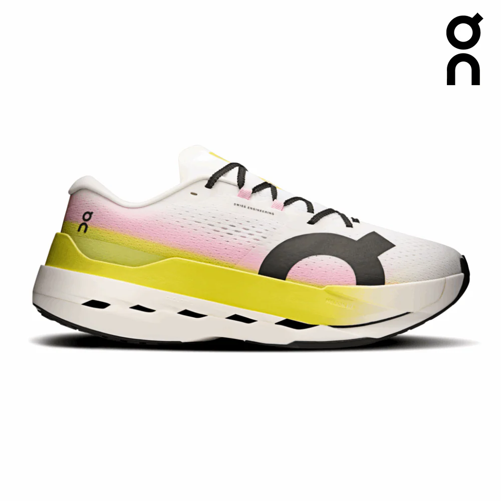 On Men Cloudboom Max - Lime / Raspberry