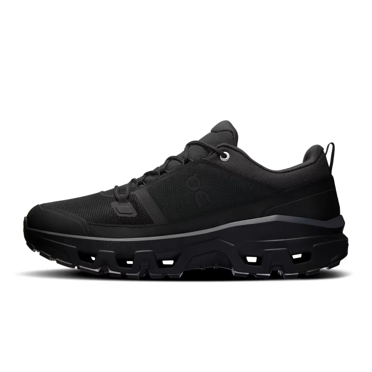 On Men Cloudrock Low Waterproof - Black / Black - Image 5