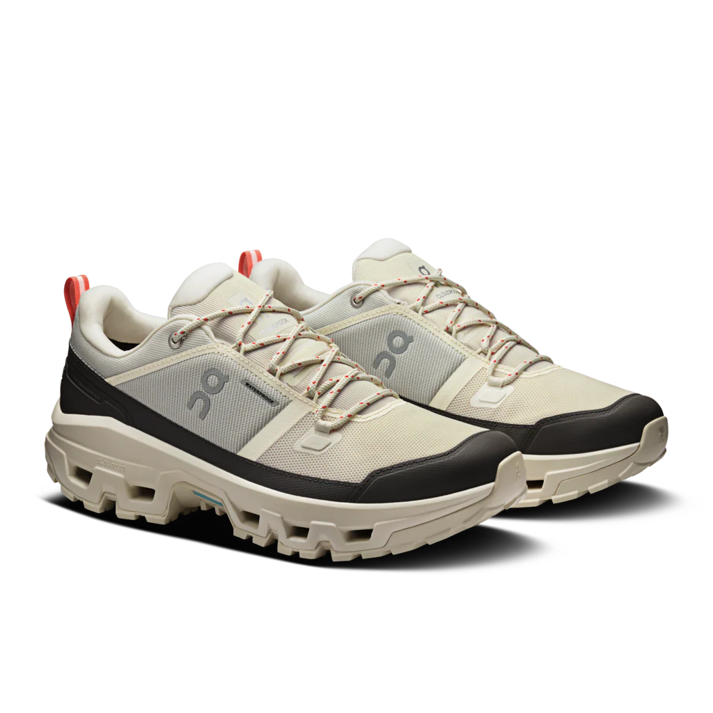 On Men Cloudrock Low Waterproof - Ivory / Ivory - Image 2
