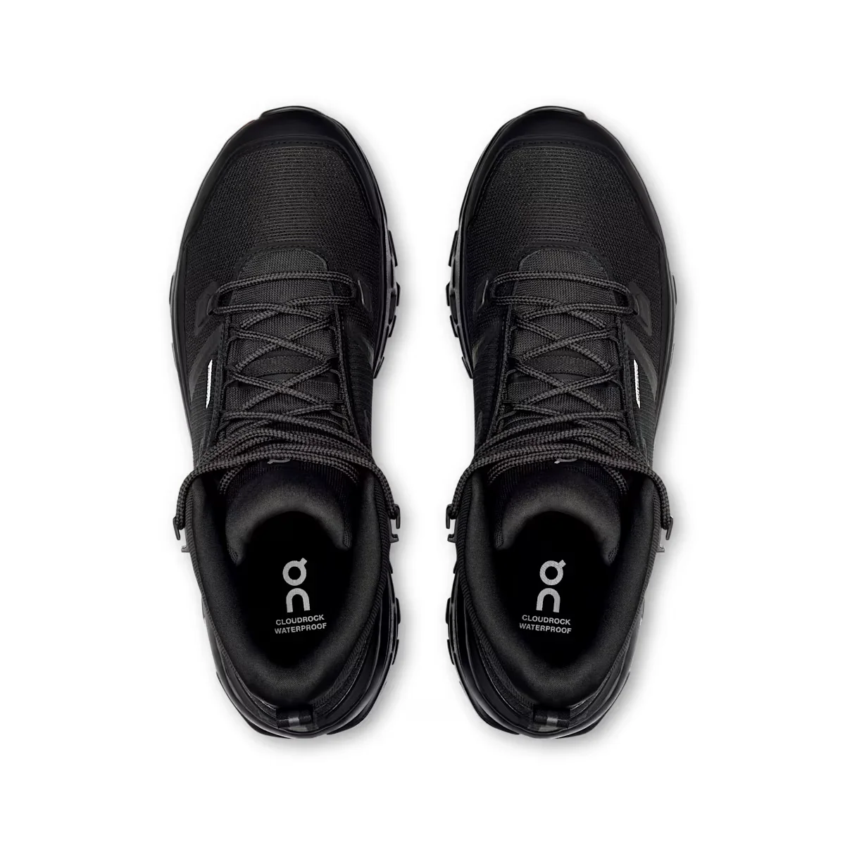 On Men Cloudrock Mid Waterproof - Black / Black - Image 3