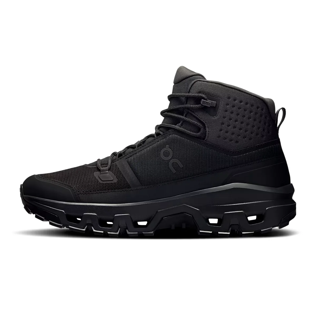 On Men Cloudrock Mid Waterproof - Black / Black - Image 5