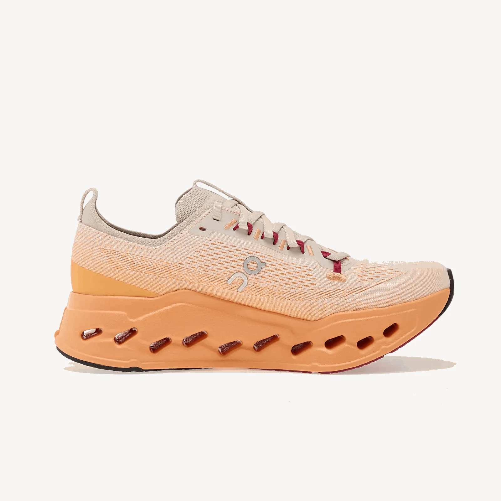On Men Cloudsurfer Max - Pearl / Tangerine - Image 2