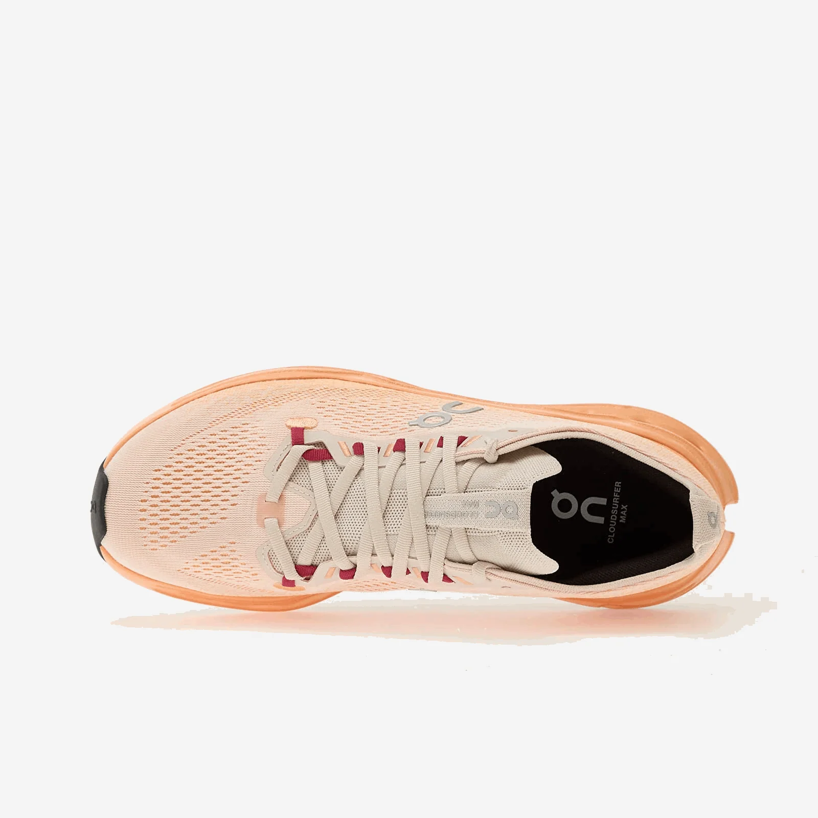 On Men Cloudsurfer Max - Pearl / Tangerine - Image 3
