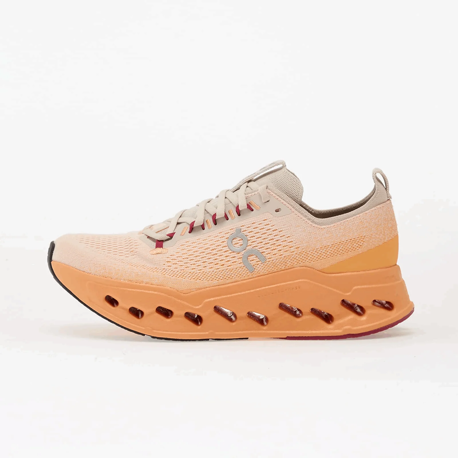 On Men Cloudsurfer Max - Pearl / Tangerine - Image 5
