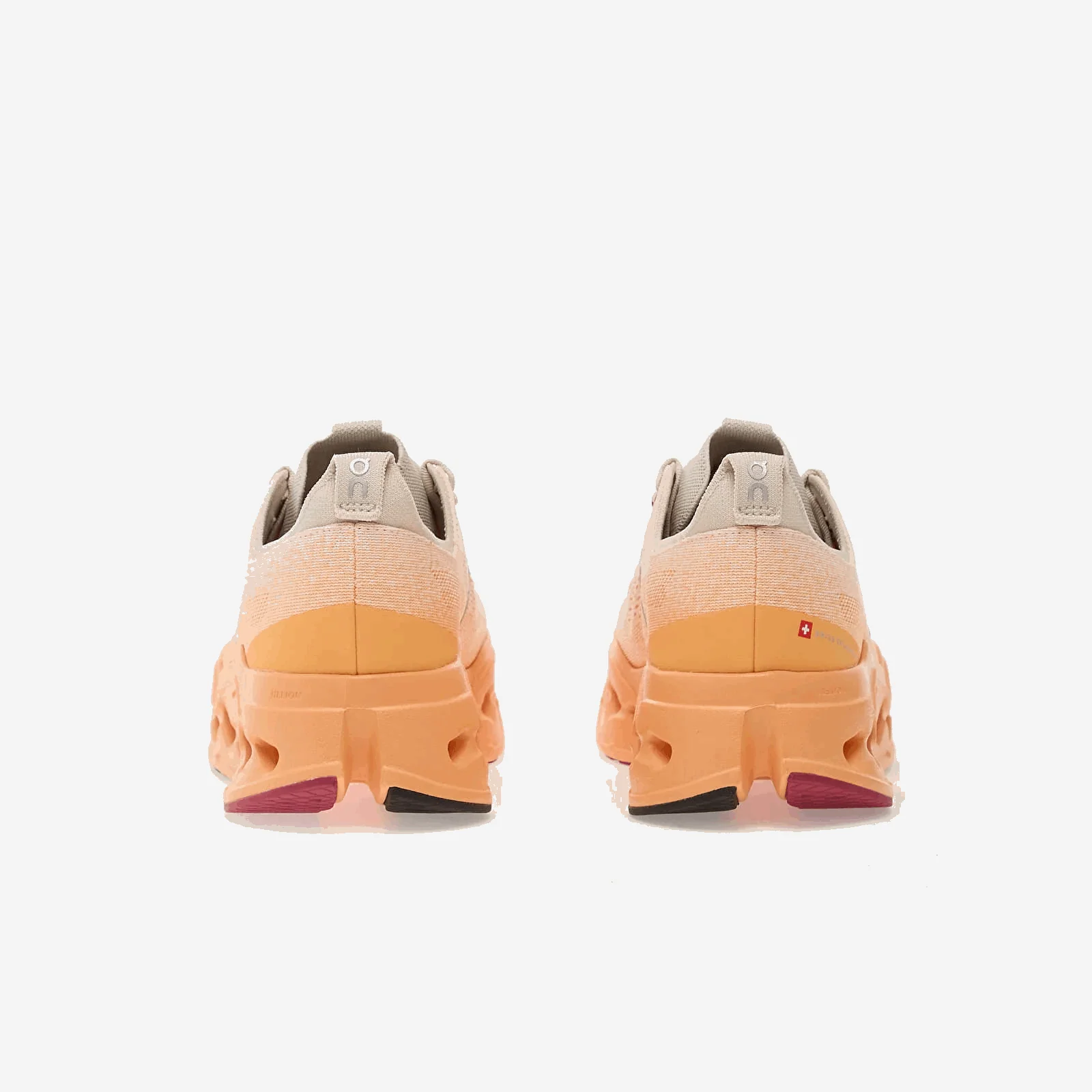 On Men Cloudsurfer Max - Pearl / Tangerine - Image 6