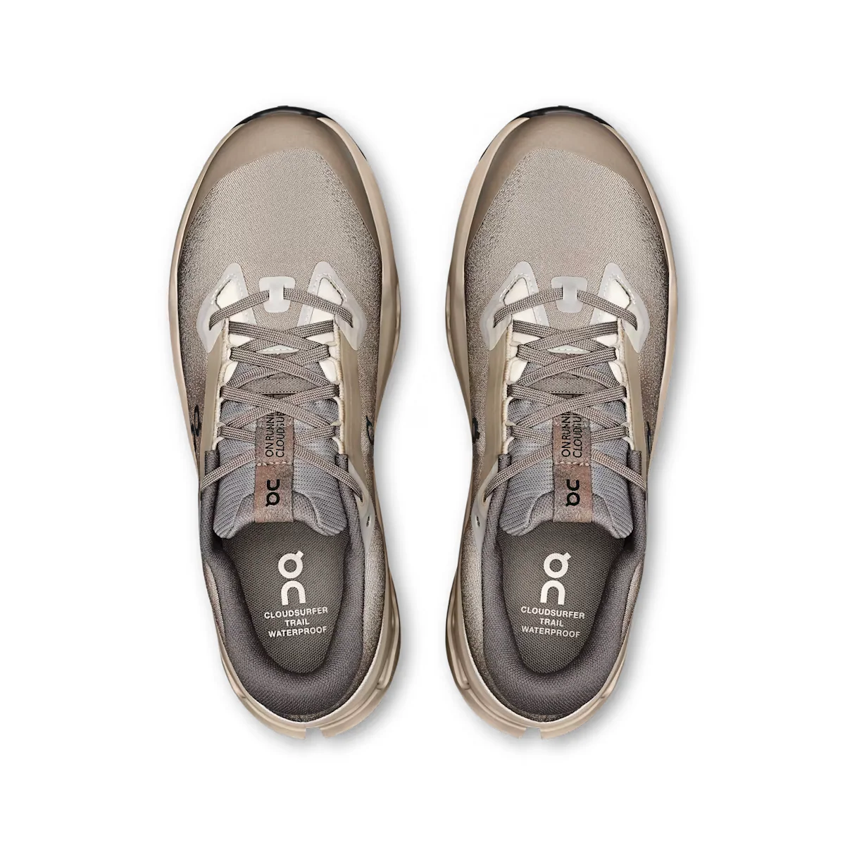 On Men Cloudsurfer Trail 2 Waterproof - Cinder / Desert - Image 3