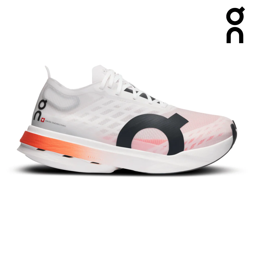 On Women Cloudboom Strike - White / Black