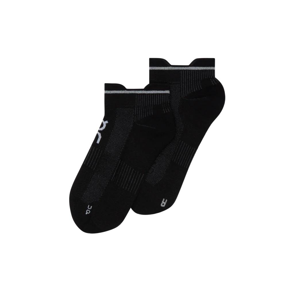 On Unisex Elite Run Sock Low - Black / Magnet - Image 2
