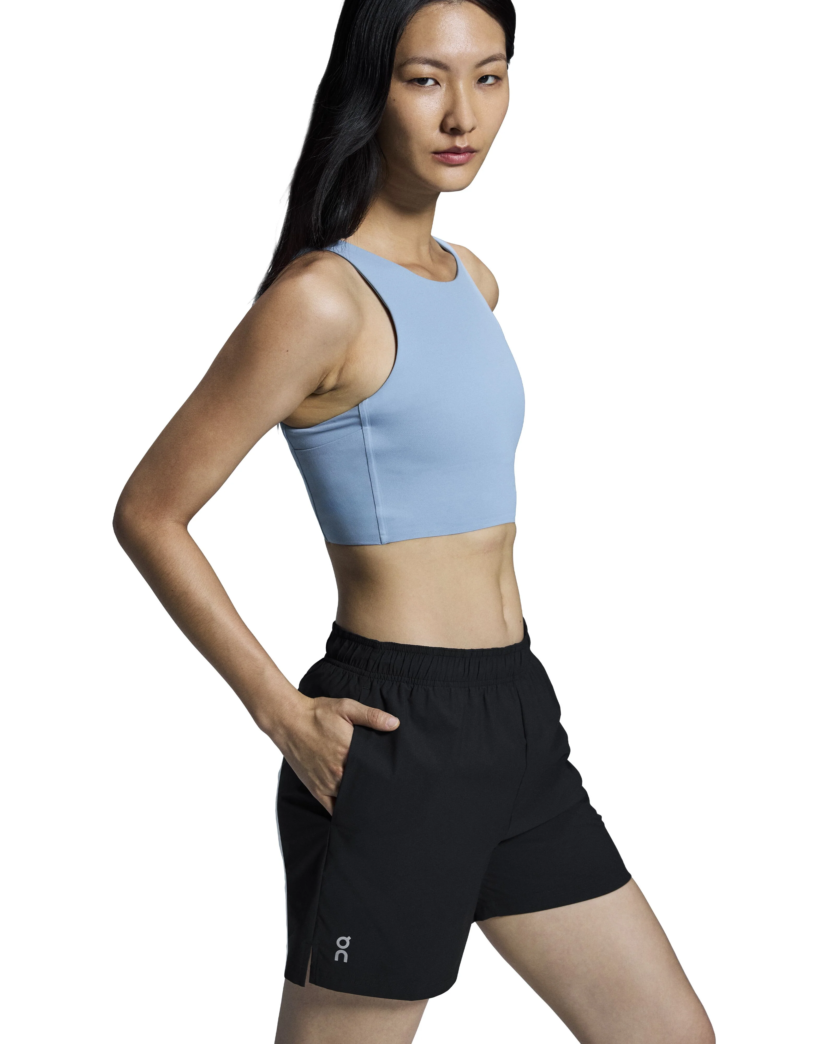 On Women 5" Core Shorts - Black - Image 2