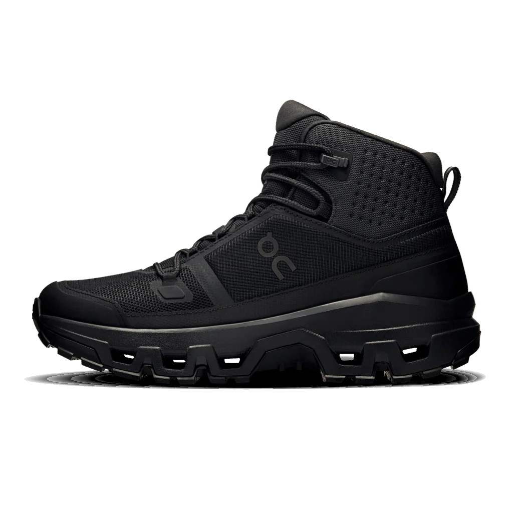 On Women Cloudrock Mid Waterproof - Black / Black - Image 6