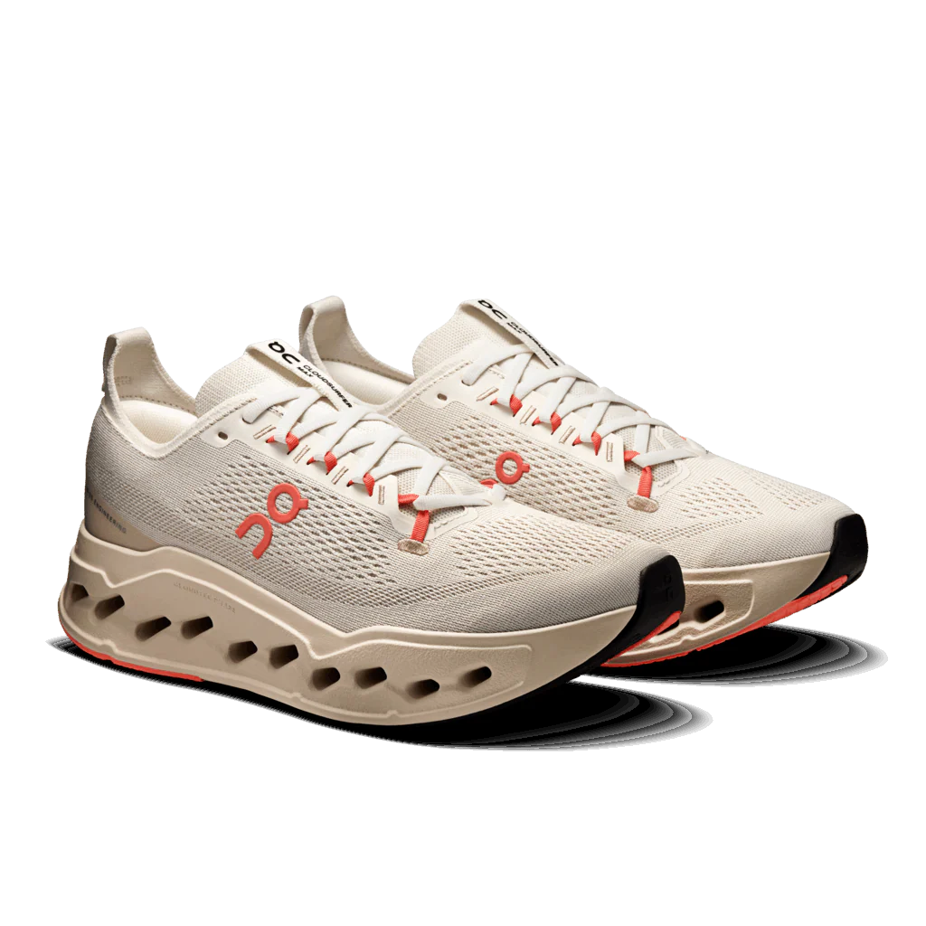 On Women Cloudsurfer Max - Ivory / Salmon - Image 2