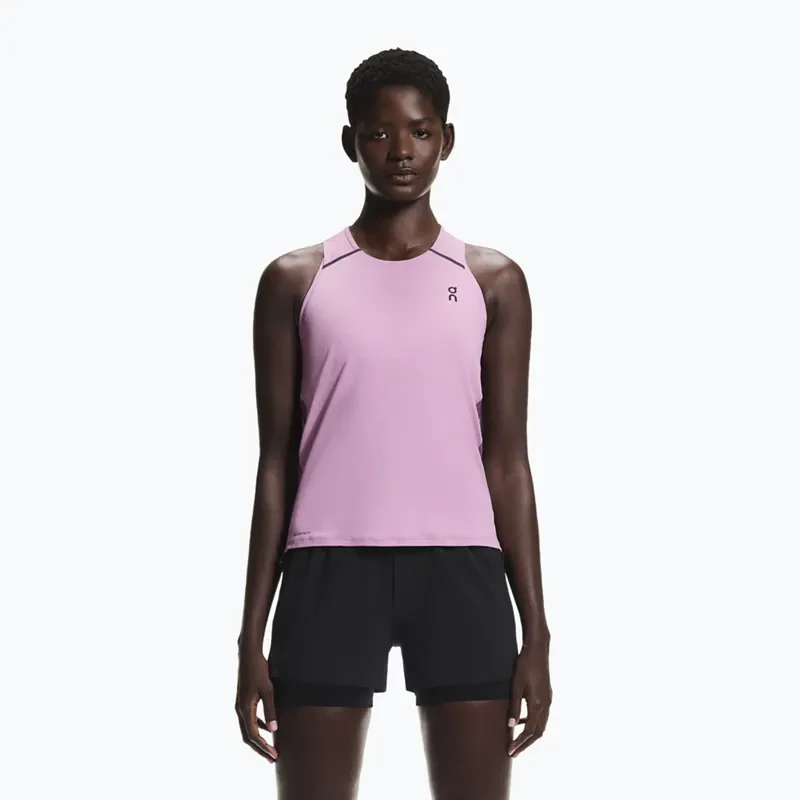 On Women Performance Tank - Sakura / Dewberry - Image 3