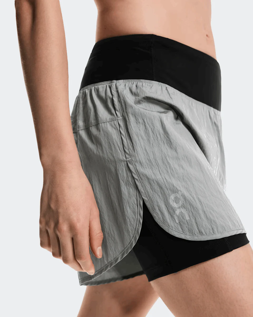 On Women Performance Volt Shorts - Glacier - Image 10