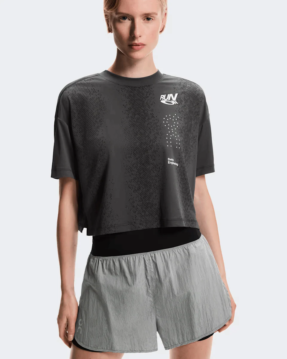 On Women Performance Volt Shorts - Glacier - Image 2