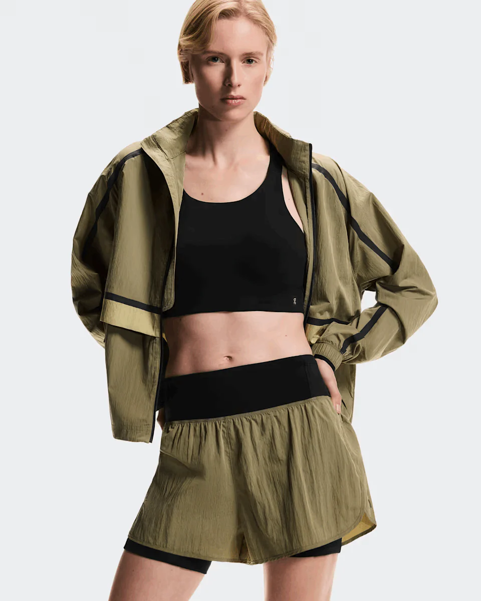 On Women Performance Volt Shorts - Safari - Image 2