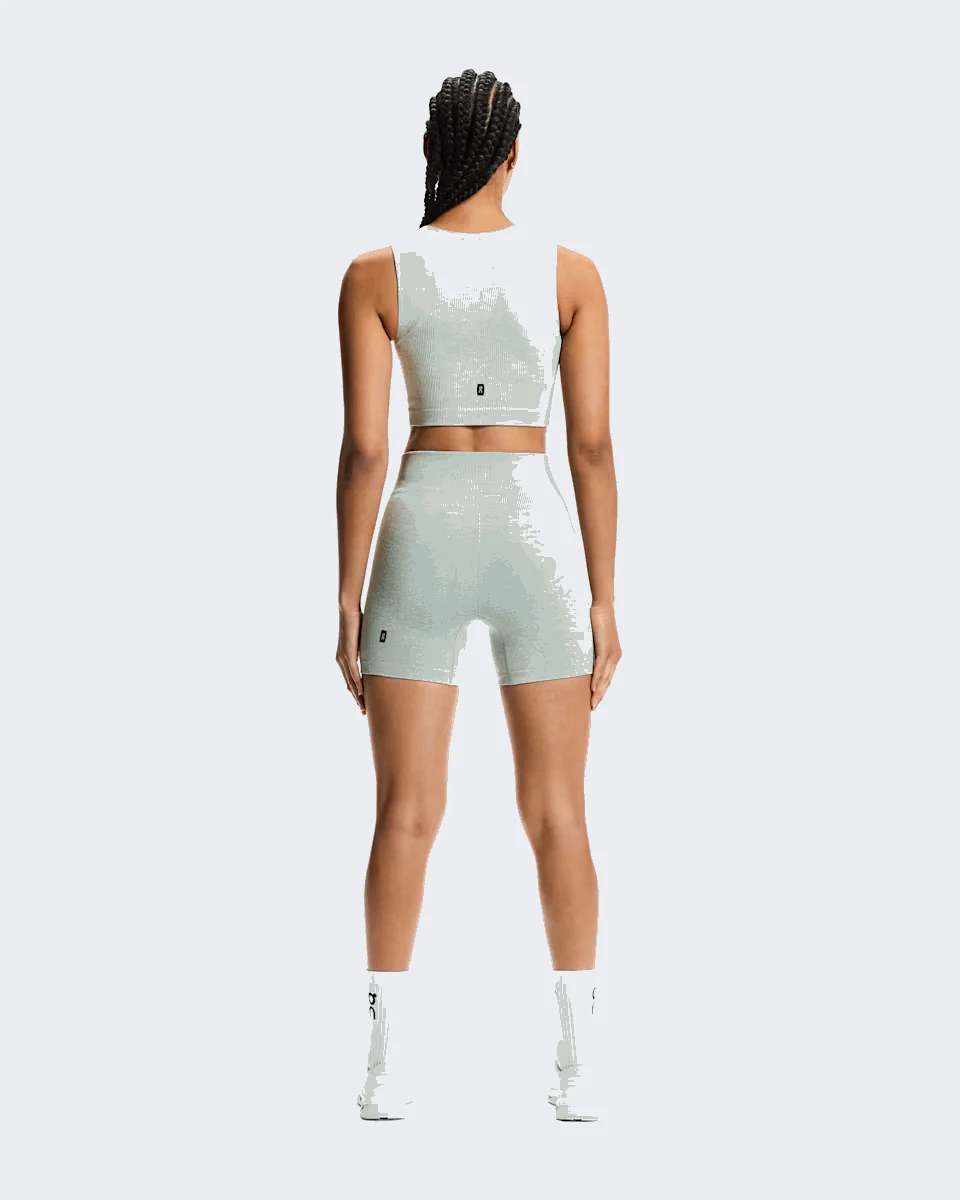 On Women Studio Knit Crop - Mineral / Heather - Image 5
