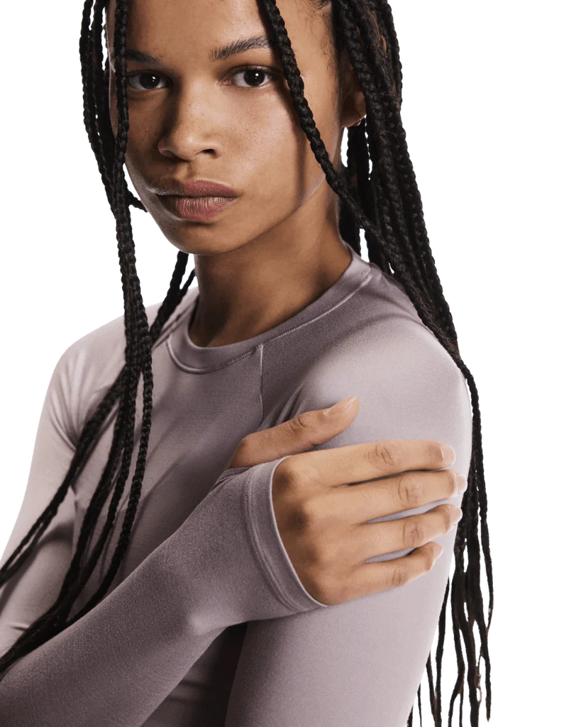 On Women Studio Long-T - Heron - Image 4