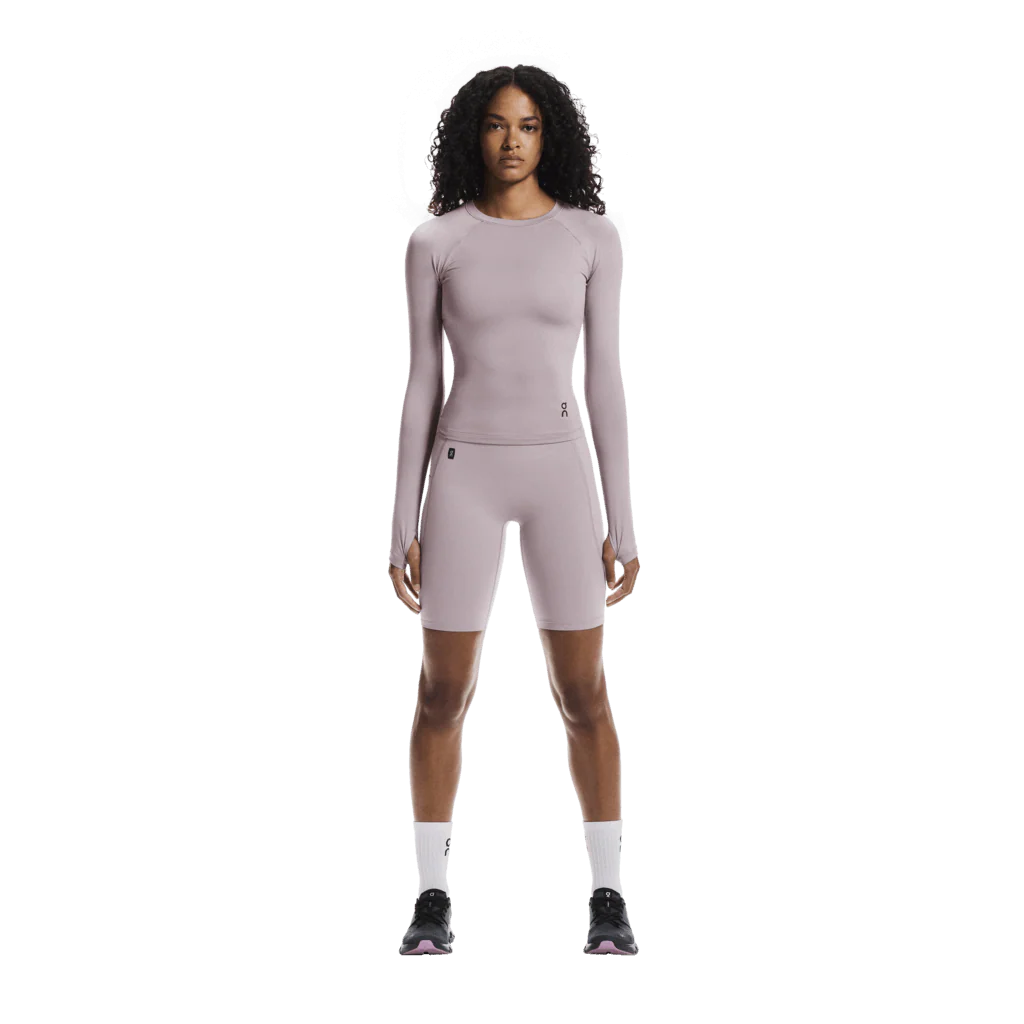 On Women Studio Tights Short - Heron - Image 3