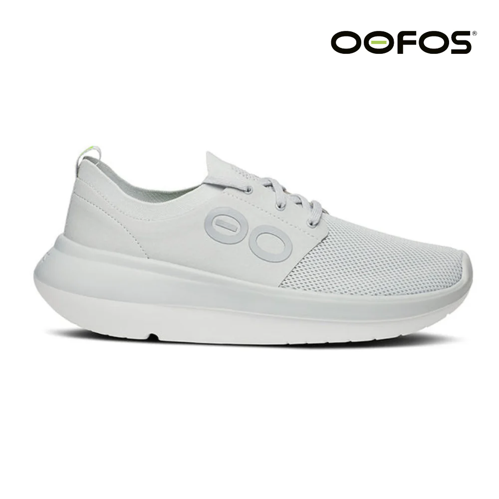 OOFOS Men OOmy Stride - White / Glacier