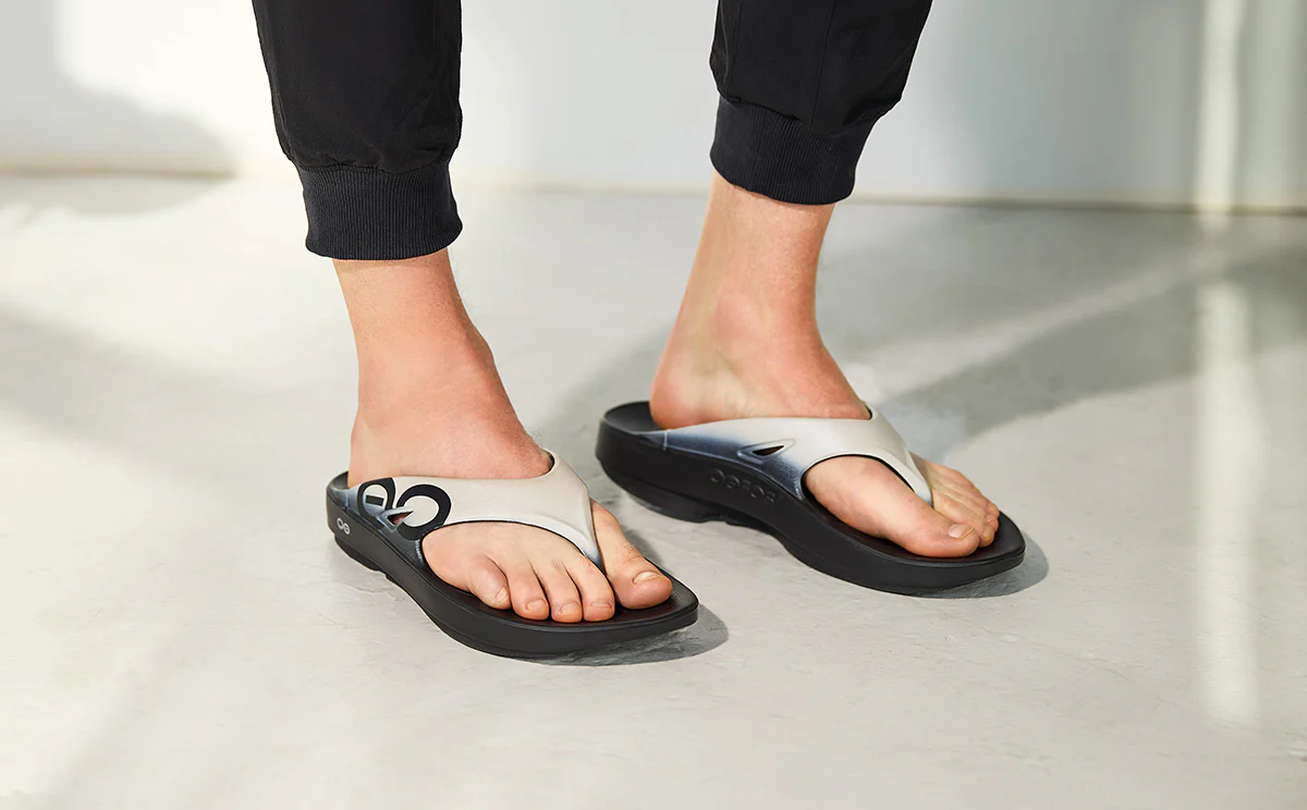 OOFOS Unisex OOriginal Sport - Chalk - Image 3