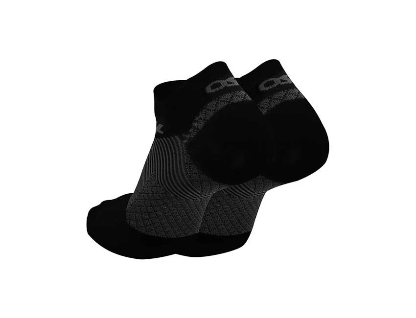 OS1st FS4 Plantar Fasciitis No Show Socks - Black - Image 3