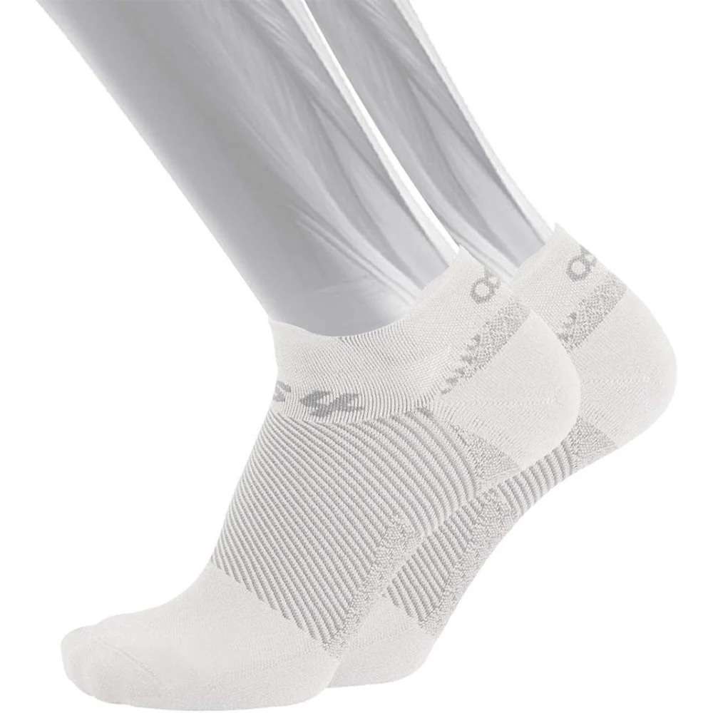 OS1st FS4 Plantar Fasciitis No Show Socks - White - Image 2