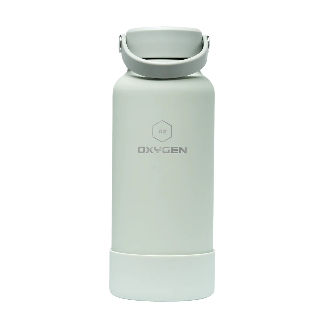 Oxygen Talon 1000ml Stainless Steel Bottle - Light Grey - Image 2
