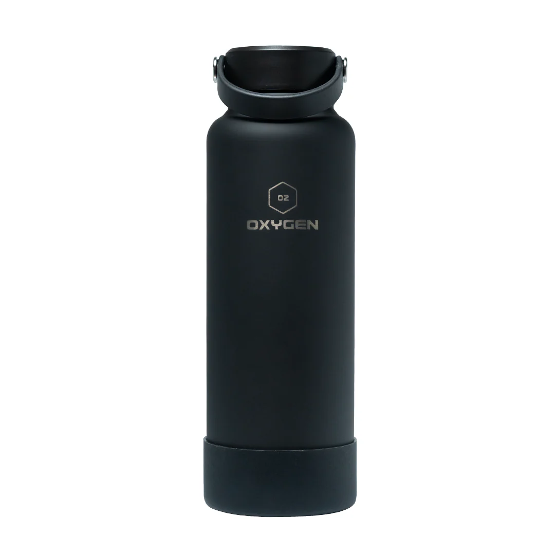 Oxygen Talon 1150ml Stainless Steel Bottle - Black - Image 2