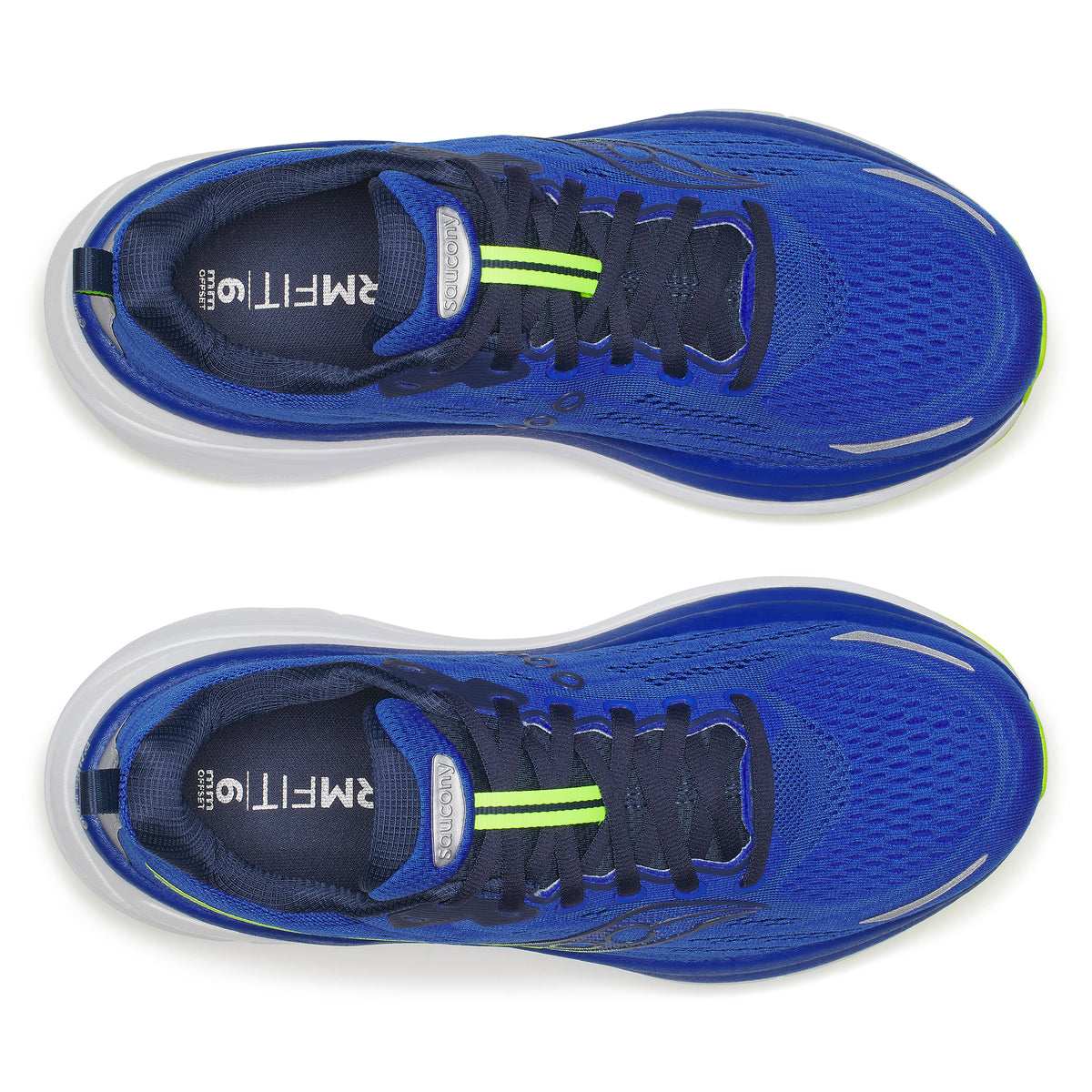 Saucony Men Hurricane 25 Wide - Lapis / Citron - Image 3