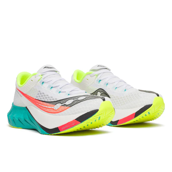 Saucony Women Endorphin Pro 4 - White / Mutant - Image 2
