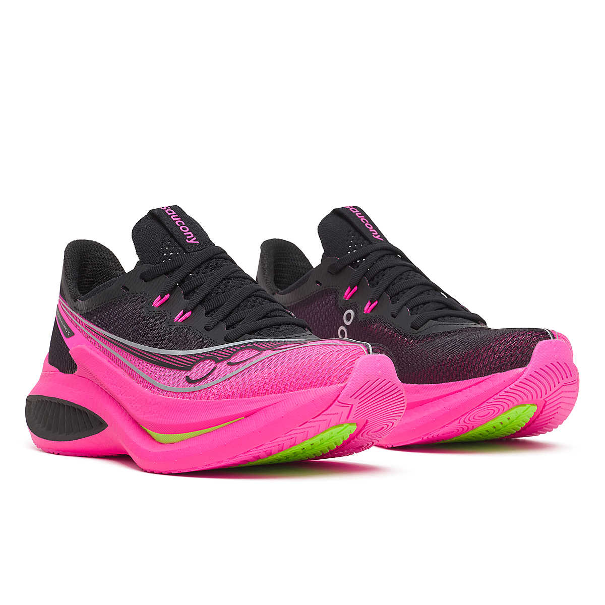 Saucony Women Endorphin Pro 5 - Black / Shock - Image 3