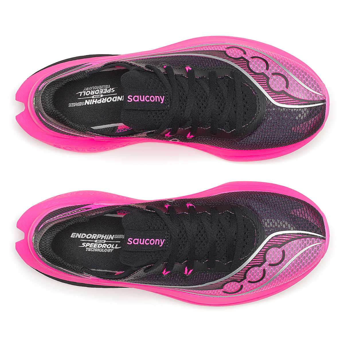 Saucony Women Endorphin Pro 5 - Black / Shock - Image 4