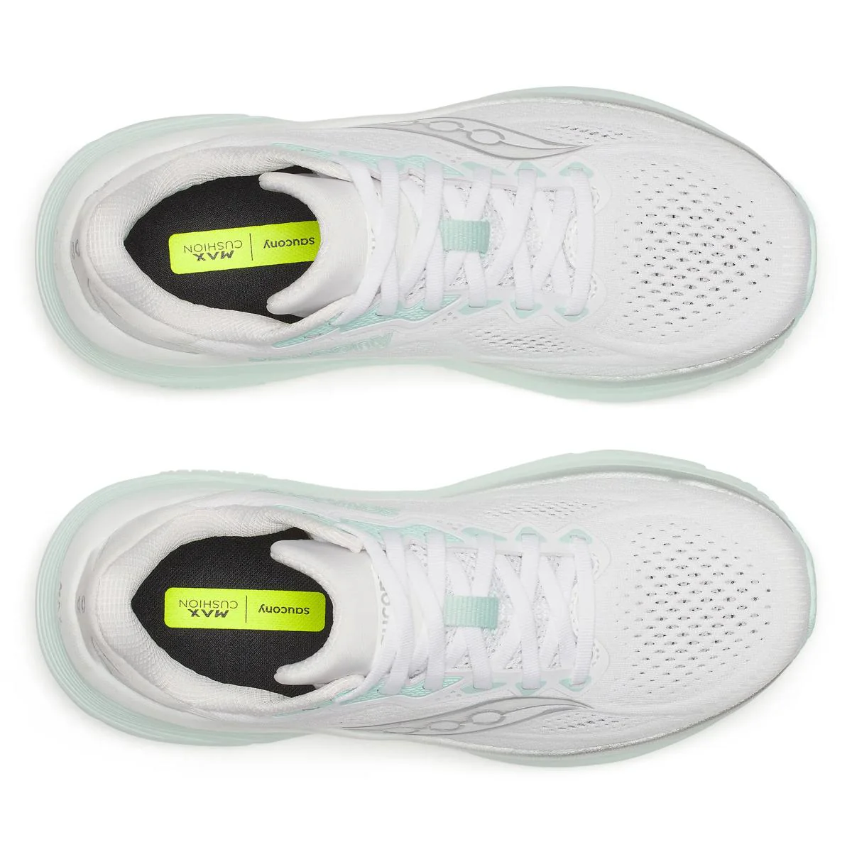 Saucony Women Guide 19 Wide - White / Hush - Image 3