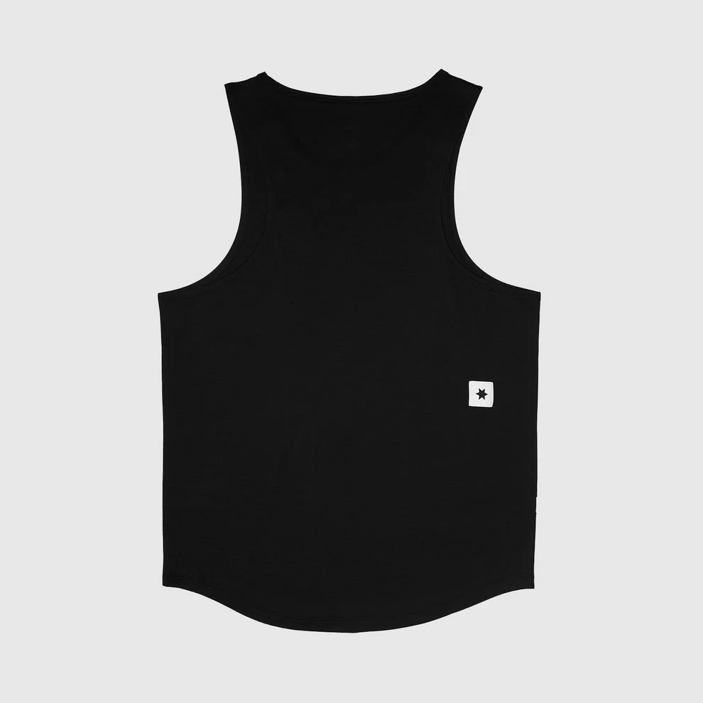 SAYSKY Men Clean Combat Pro Singlet - Black - Image 4