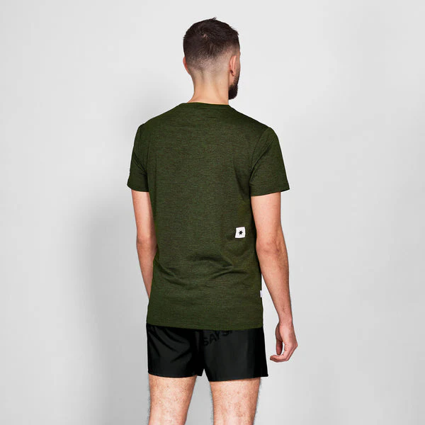 SAYSKY Men Clean Pace T-Shirt - Green - Image 2