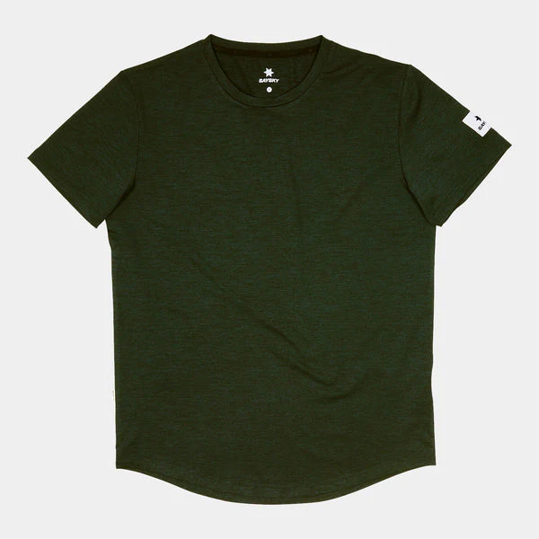 SAYSKY Men Clean Pace T-Shirt - Green - Image 3