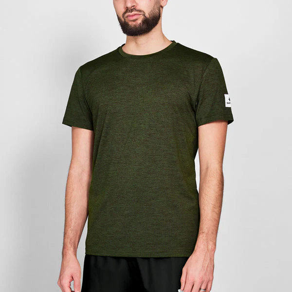 SAYSKY Men Clean Pace T-Shirt - Green - Image 5